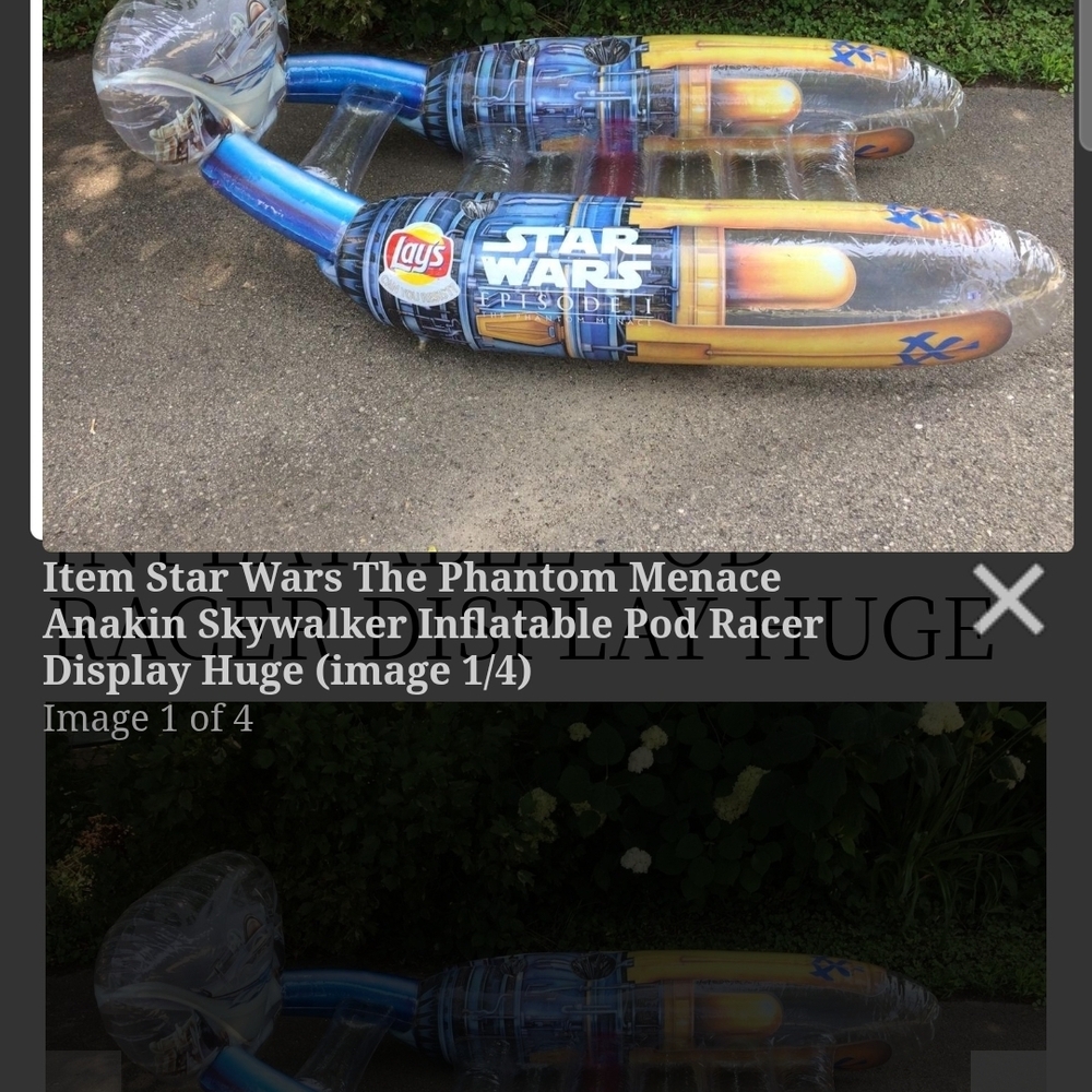Star Wars Inflatable Pod Racer